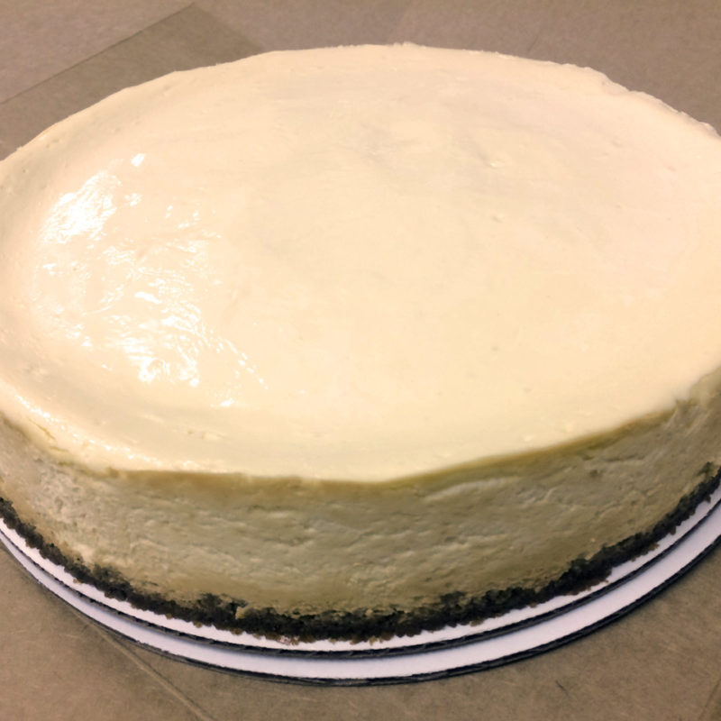 Classic Plain Cheesecake
